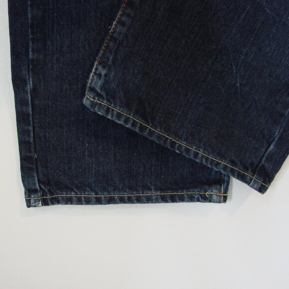 Guess Jeans Brit Rocker Slim Straight Dark Wash Mens Size 38 x 32 - Picture 9 of 16